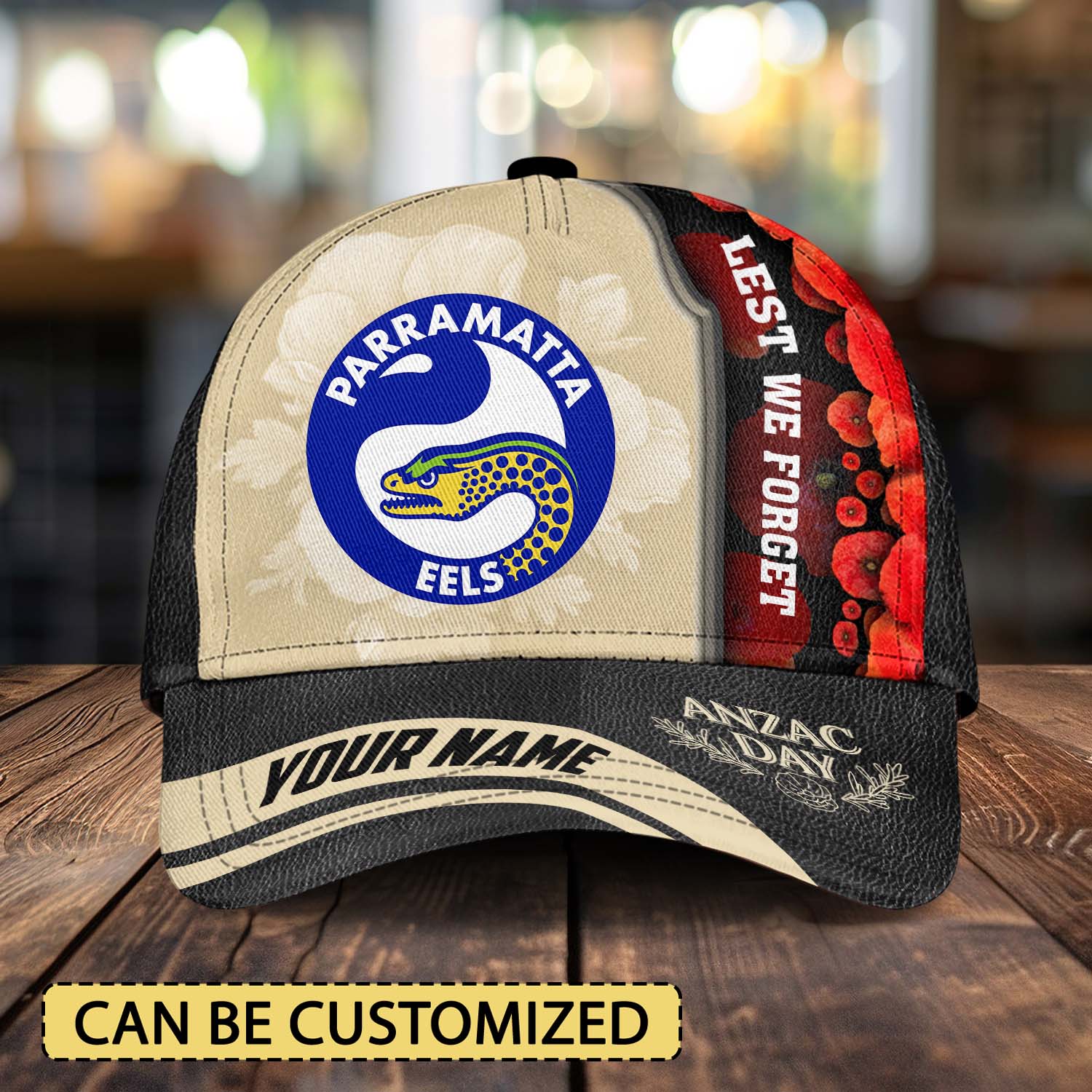 Auspiritmerch Parramatta Eels x Anzac Day Personalized Classic Cap Gift For Fans