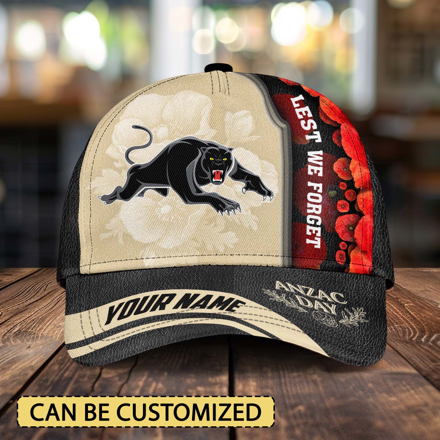Auspiritmerch Penrith Panthers x Anzac Day Personalized Classic Cap Gift For Fans