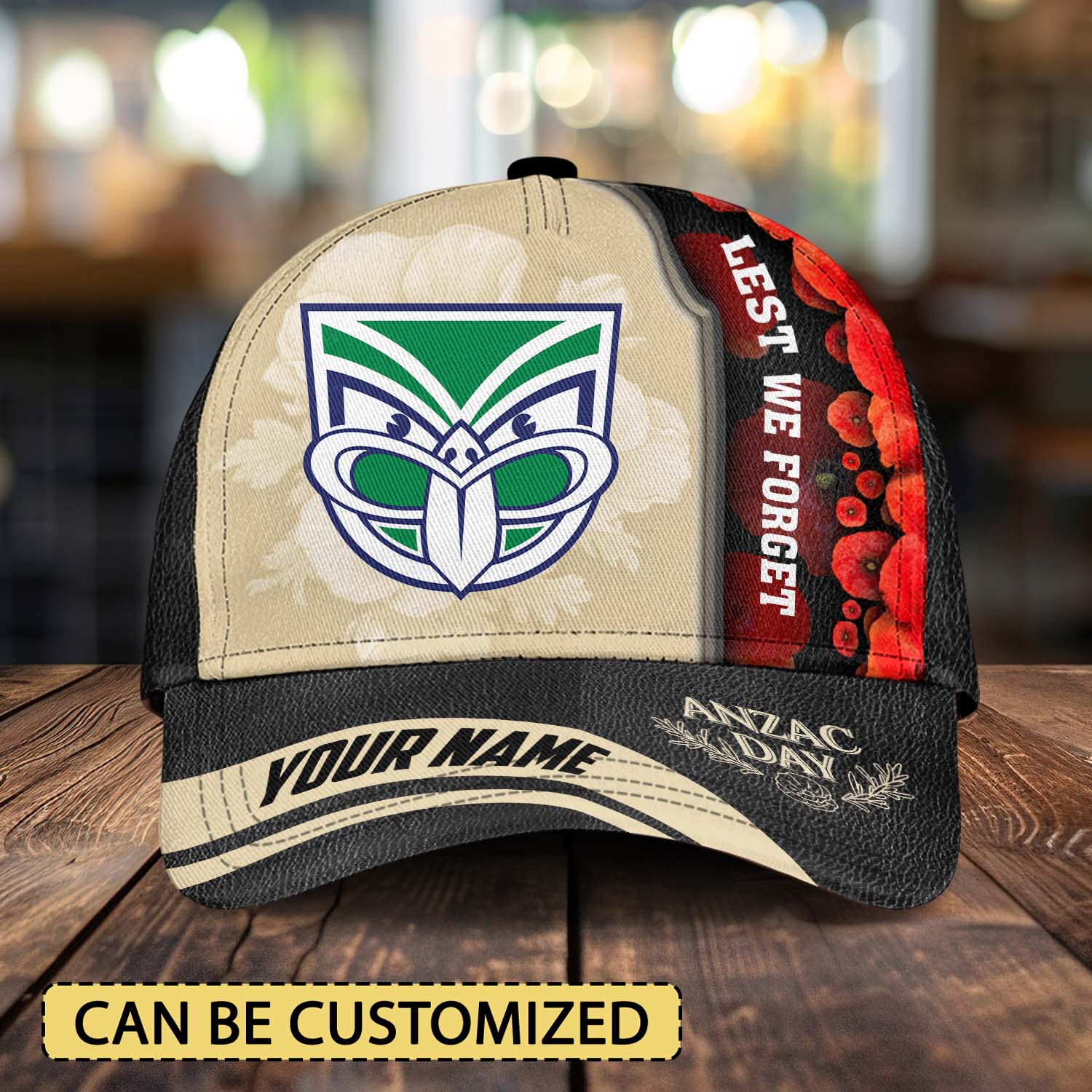 Auspiritmerch New Zealand Warriors x Anzac Day Personalized Classic Cap Gift For Fans