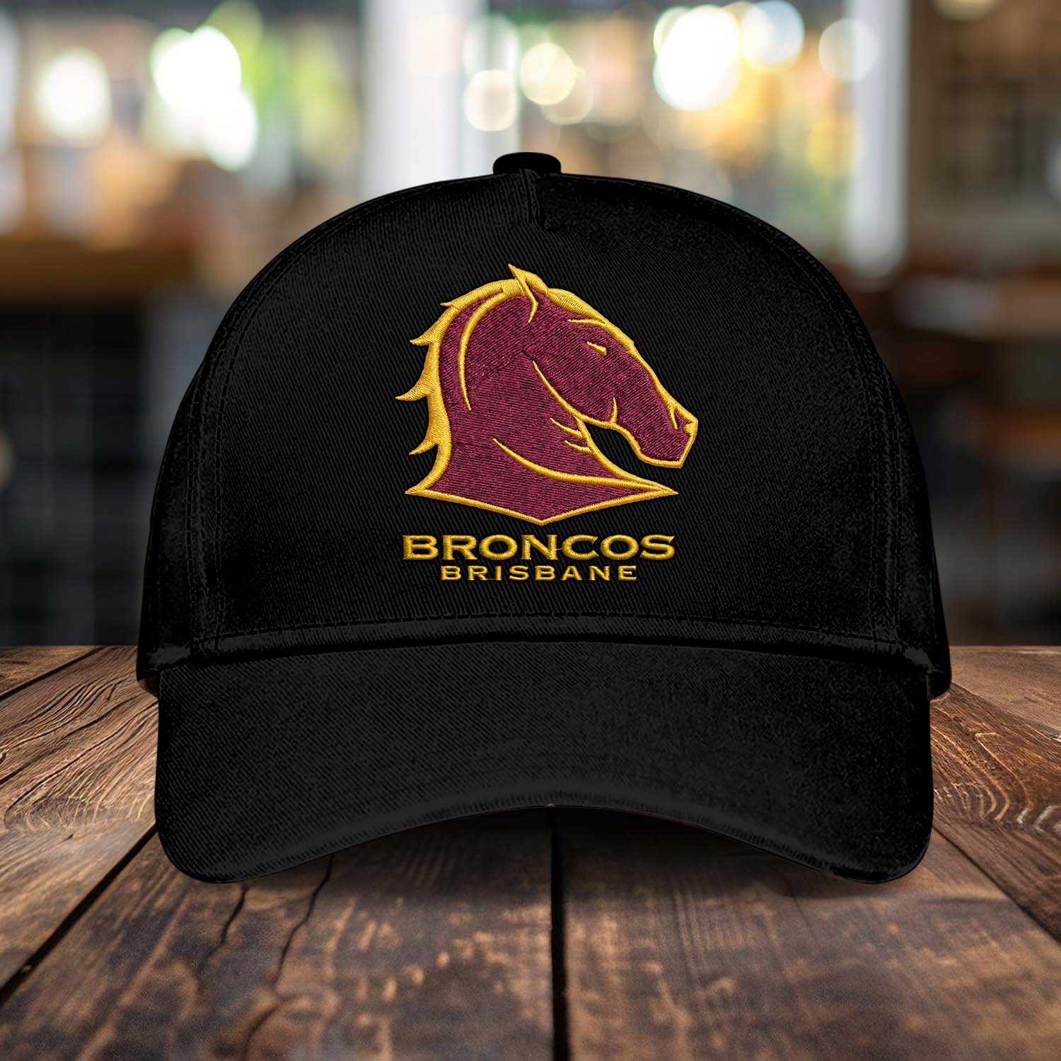Auspiritmerch Brisbane Broncos Personalized Embroidered Baseball Cap Fashion Style For Fans