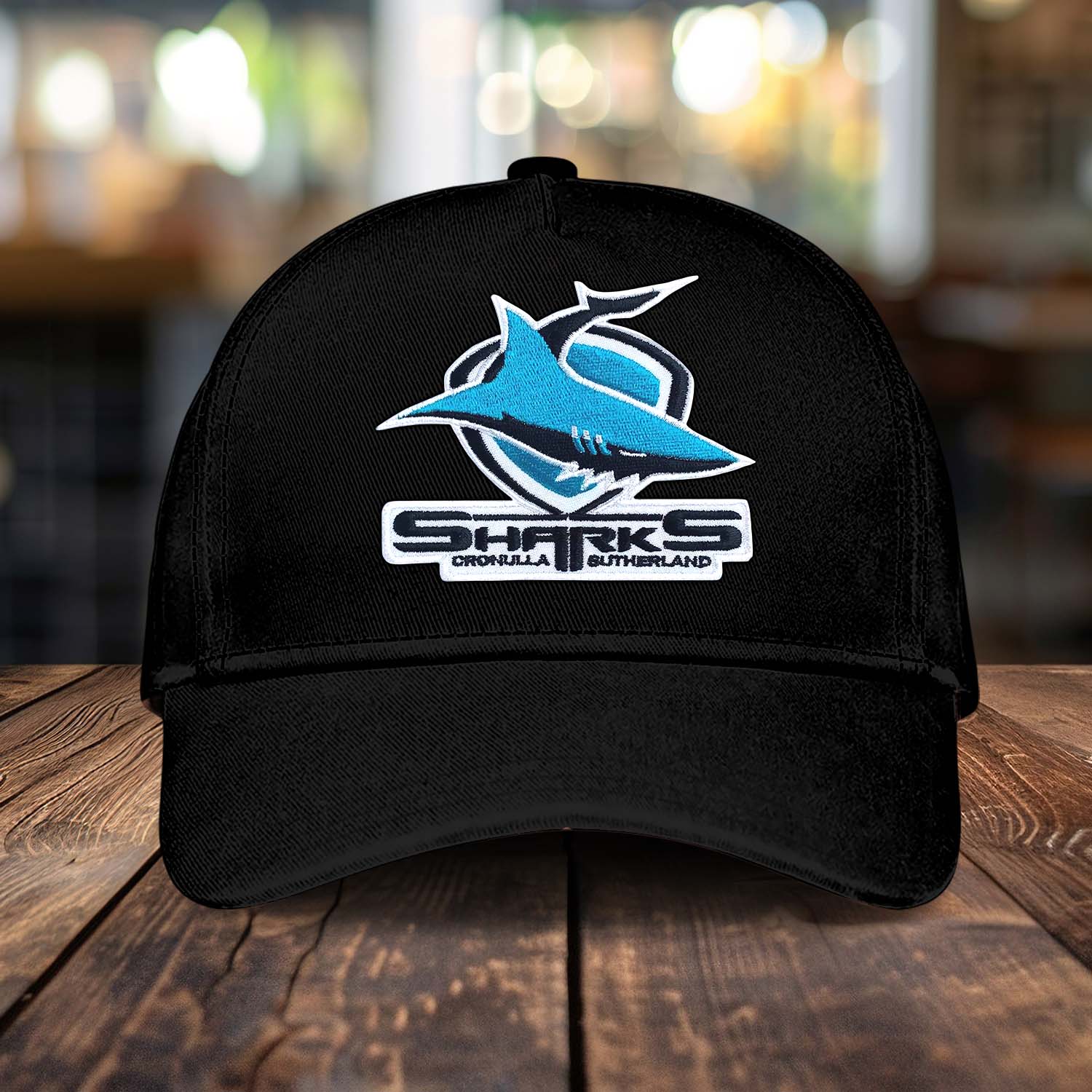 Auspiritmerch Cronulla-Sutherland Sharks Personalized Embroidered Baseball Cap Fashion Style For Fans