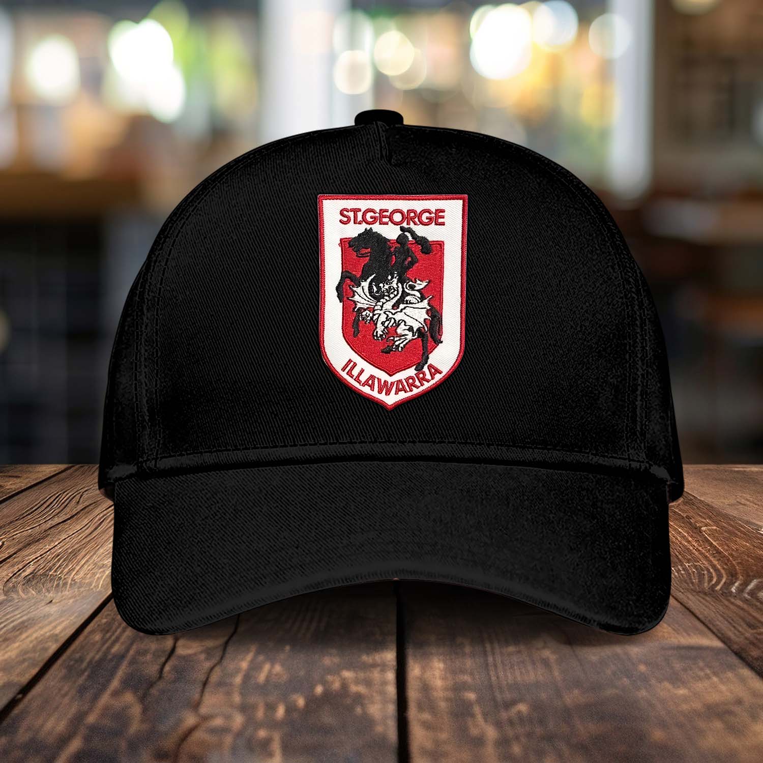 Auspiritmerch St. George Illawarra Dragons Personalized Embroidered Baseball Cap Fashion Style For Fans