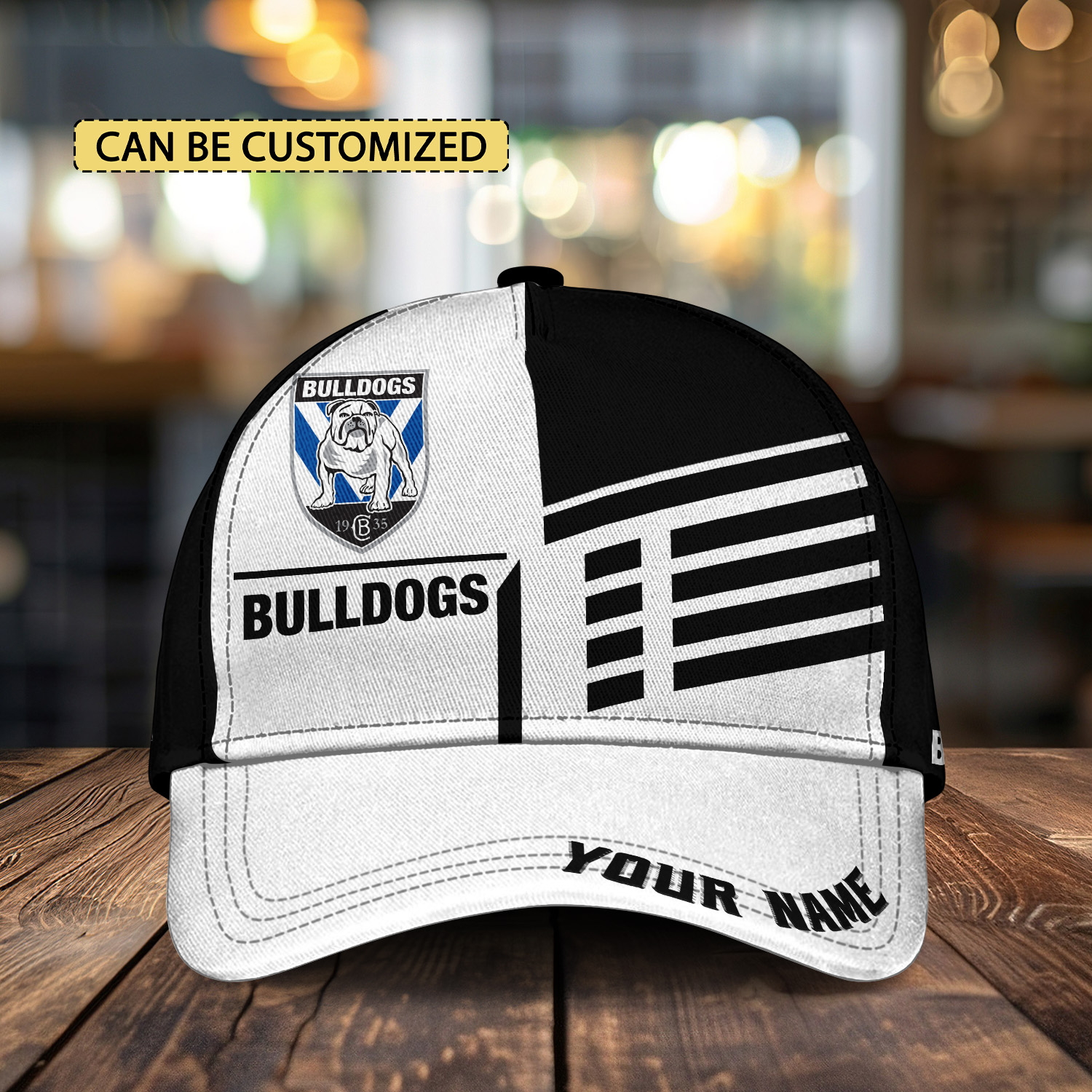 Auspiritmerch Canterbury-Bankstown Bulldogs Personalized Classic Cap Gift For Fans