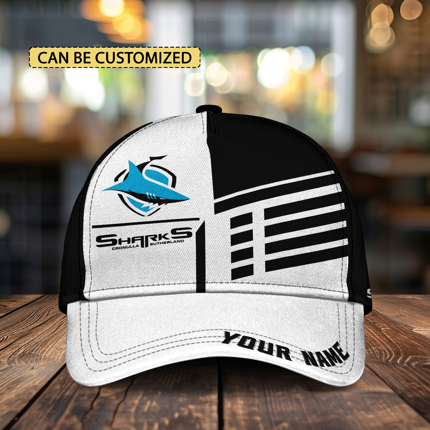 Auspiritmerch Cronulla-Sutherland Sharks Personalized Classic Cap Gift For Fans