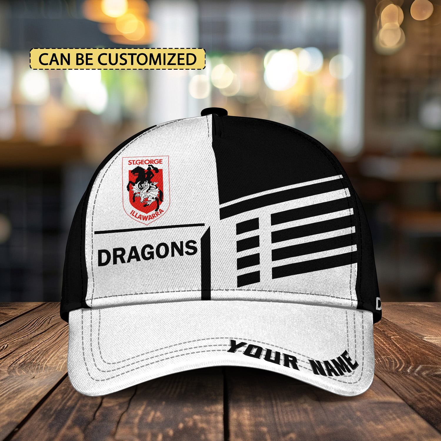 Auspiritmerch St. George Illawarra Dragons Personalized Classic Cap Gift For Fans