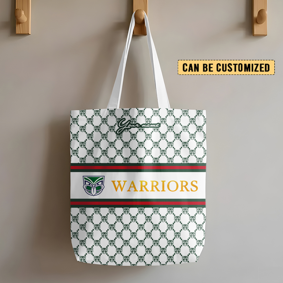 Auspiritmerch New Zealand Warriors Personalized Tote Bags Gift For Fans