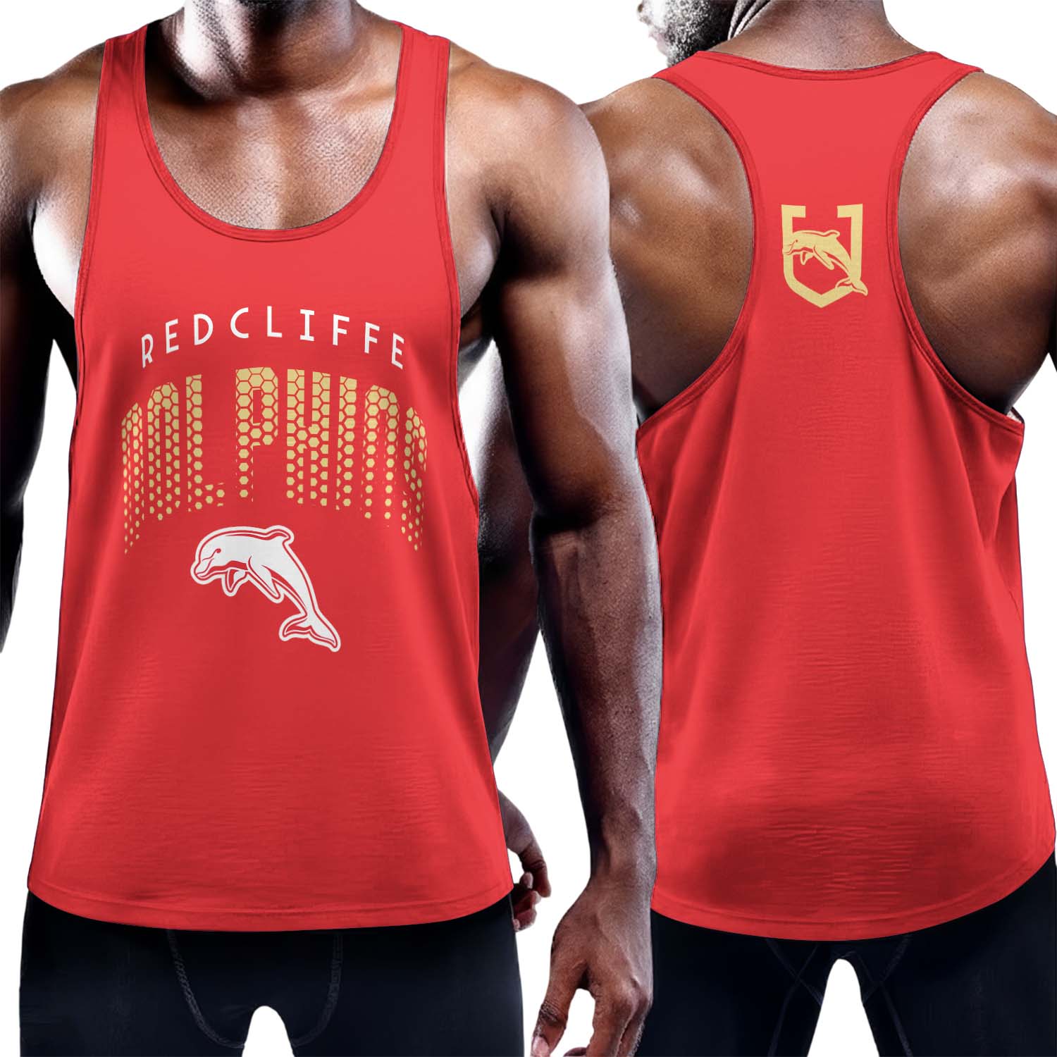 Auspiritmerch Dolphins Personalized Unisex Tank Top Gift For Fans