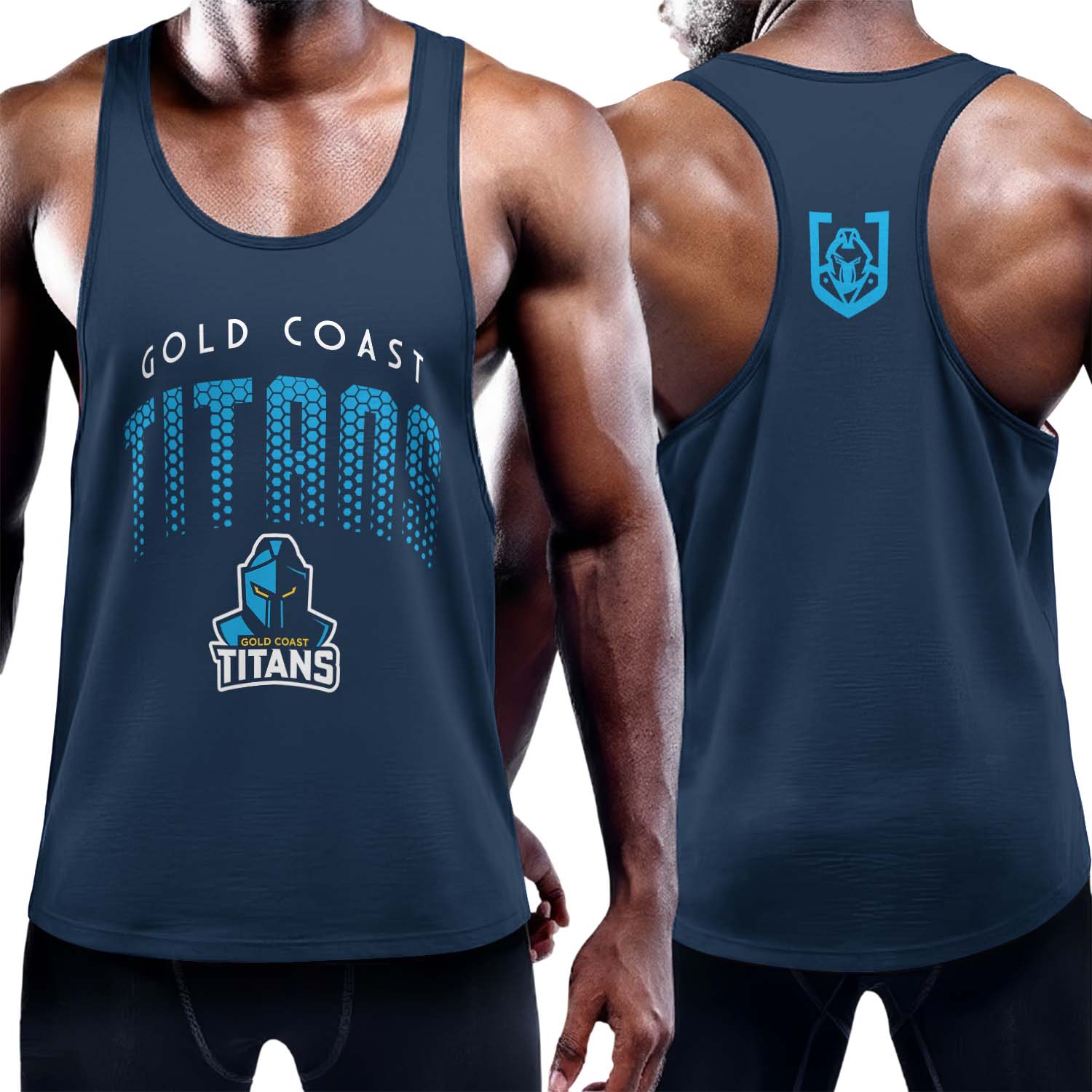 Auspiritmerch Gold Coast Titans Personalized Unisex Tank Top Gift For Fans