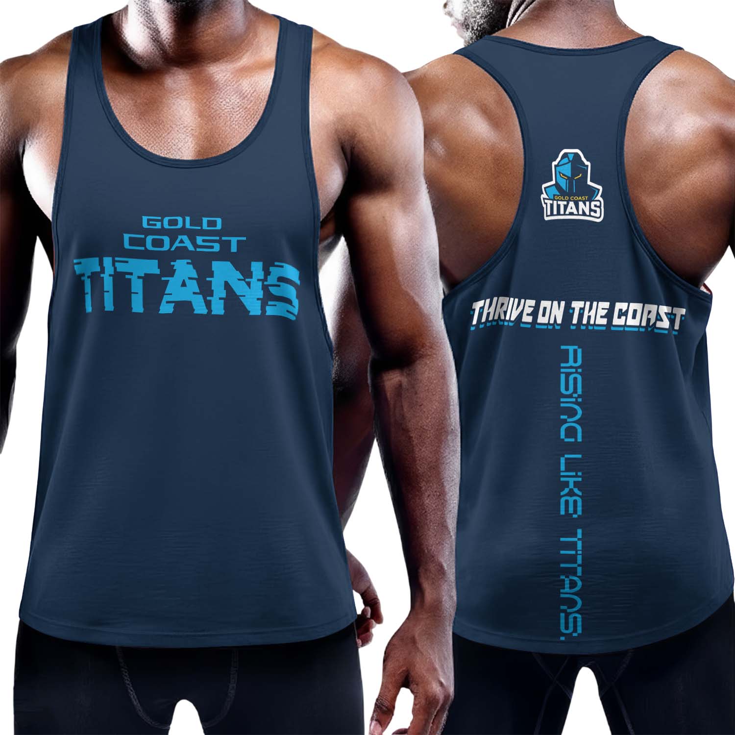 Auspiritmerch Gold Coast Titans Personalized Unisex Tank Top Gift For Fans
