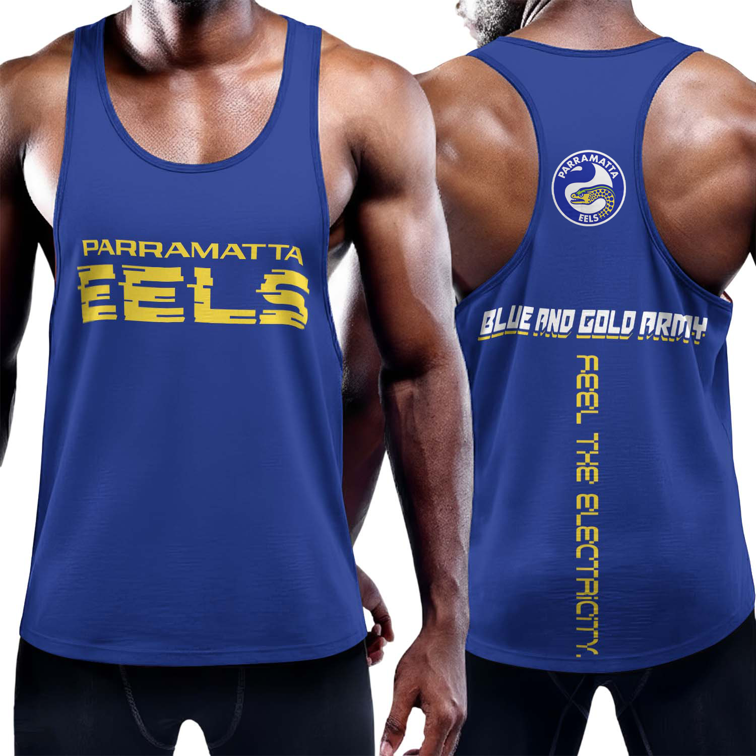 Auspiritmerch Parramatta Eels Personalized Unisex Tank Top Gift For Fans