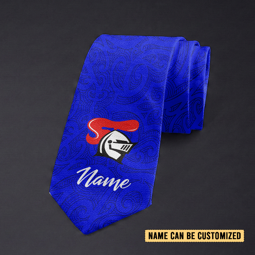 Auspiritmerch Newcastle Knights Personalized Necktie Gifts For Fans
