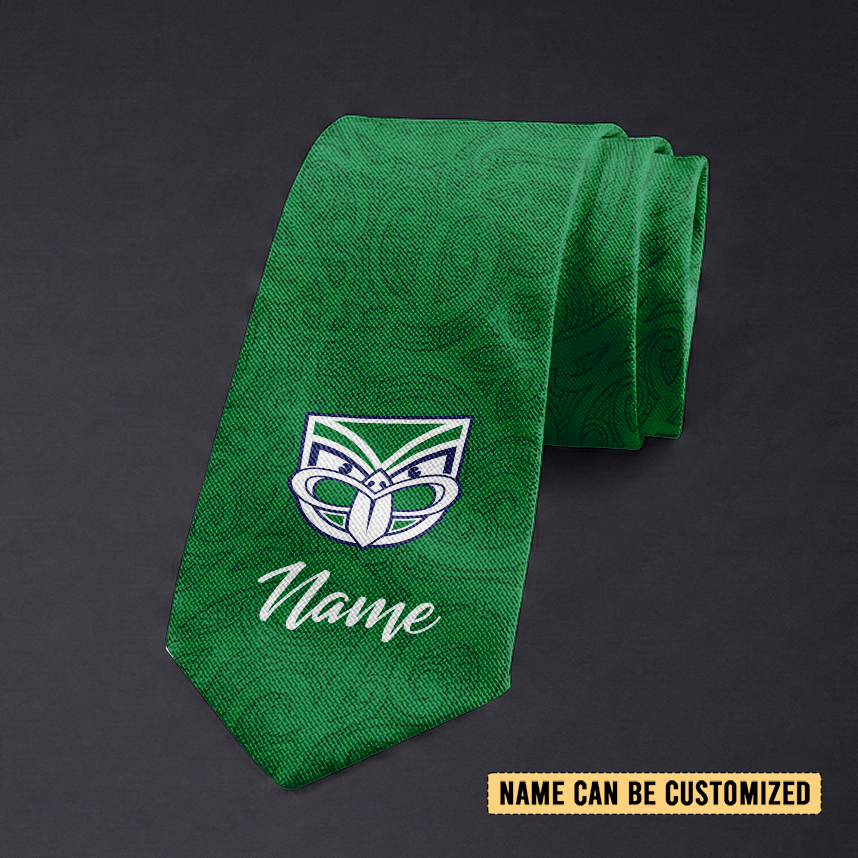 Auspiritmerch New Zealand Warriors Personalized Necktie Gifts For Fans