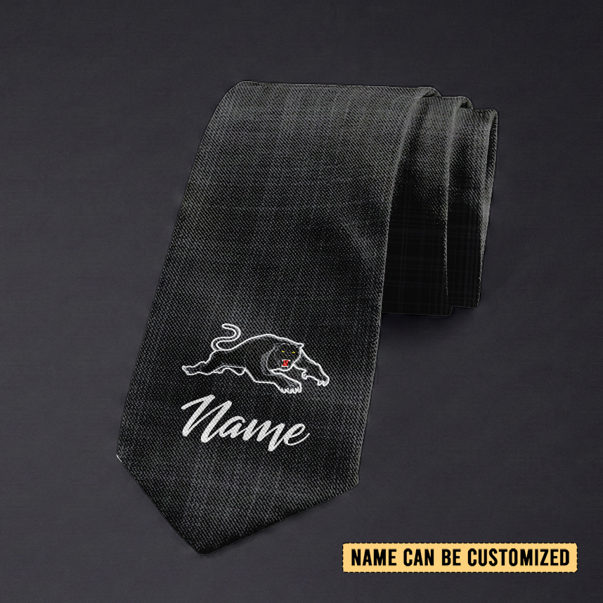 Auspiritmerch Penrith Panthers Personalized Necktie Gifts For Fans