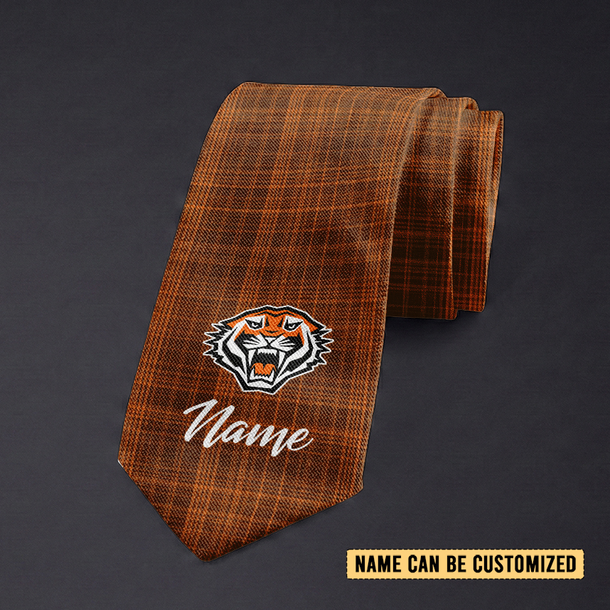 Auspiritmerch Wests Tigers Personalized Necktie Gifts For Fans