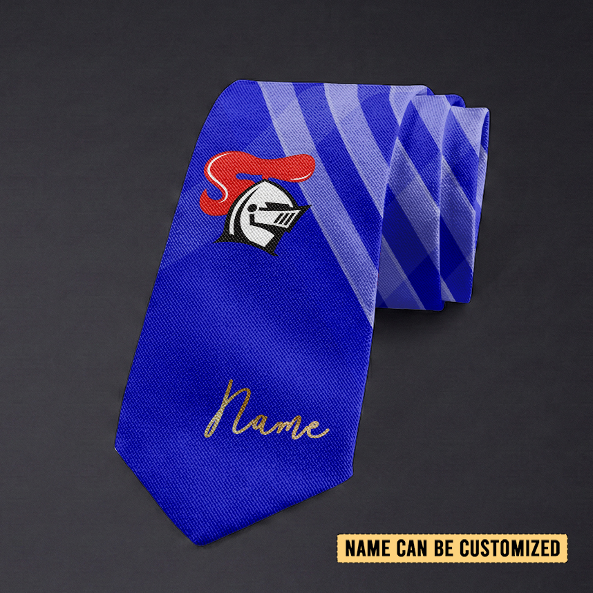 Auspiritmerch Newcastle Knights Personalized Necktie Gifts For Fans