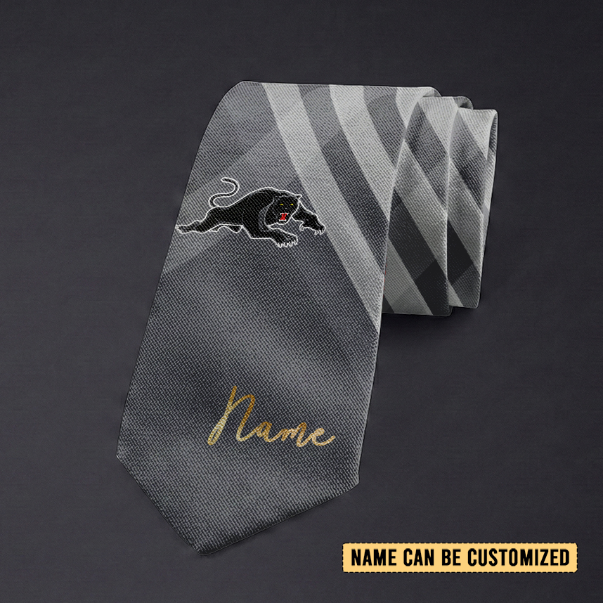 Auspiritmerch Penrith Panthers Personalized Necktie Gifts For Fans