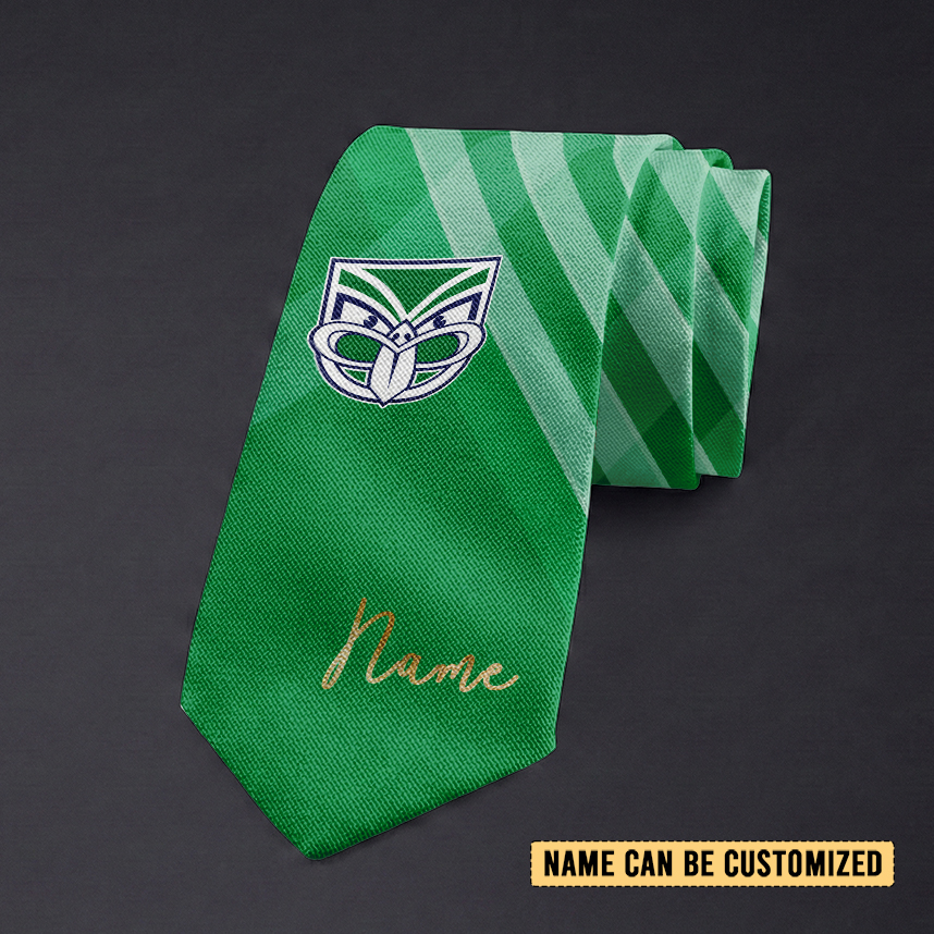 Auspiritmerch New Zealand Warriors Personalized Necktie Gifts For Fans