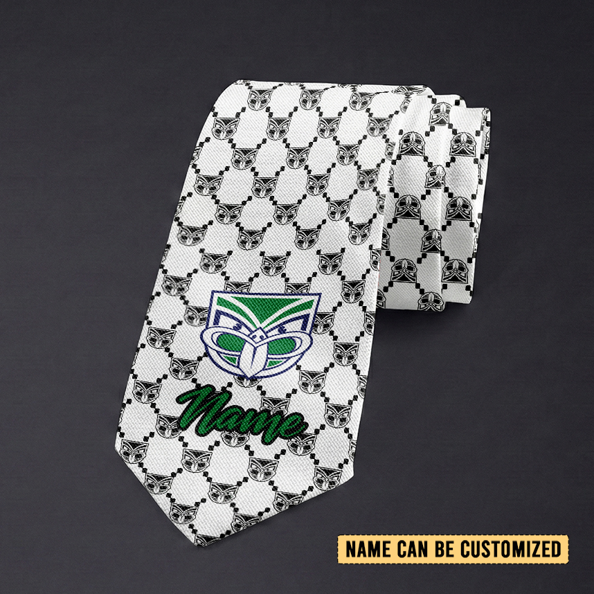 Auspiritmerch New Zealand Warriors Personalized Necktie Gifts For Fans