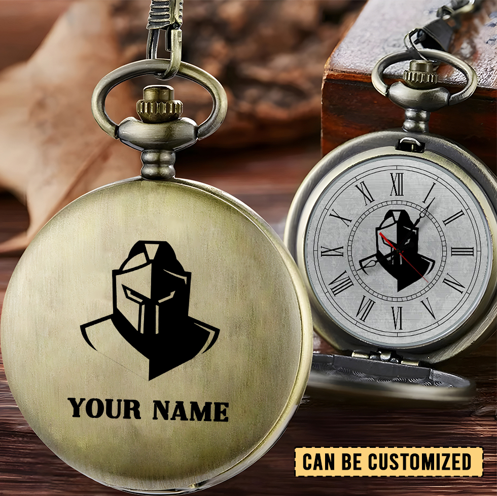 Auspiritmerch Gold Coast Titans Personalized Pocket Watch Gift For Fans