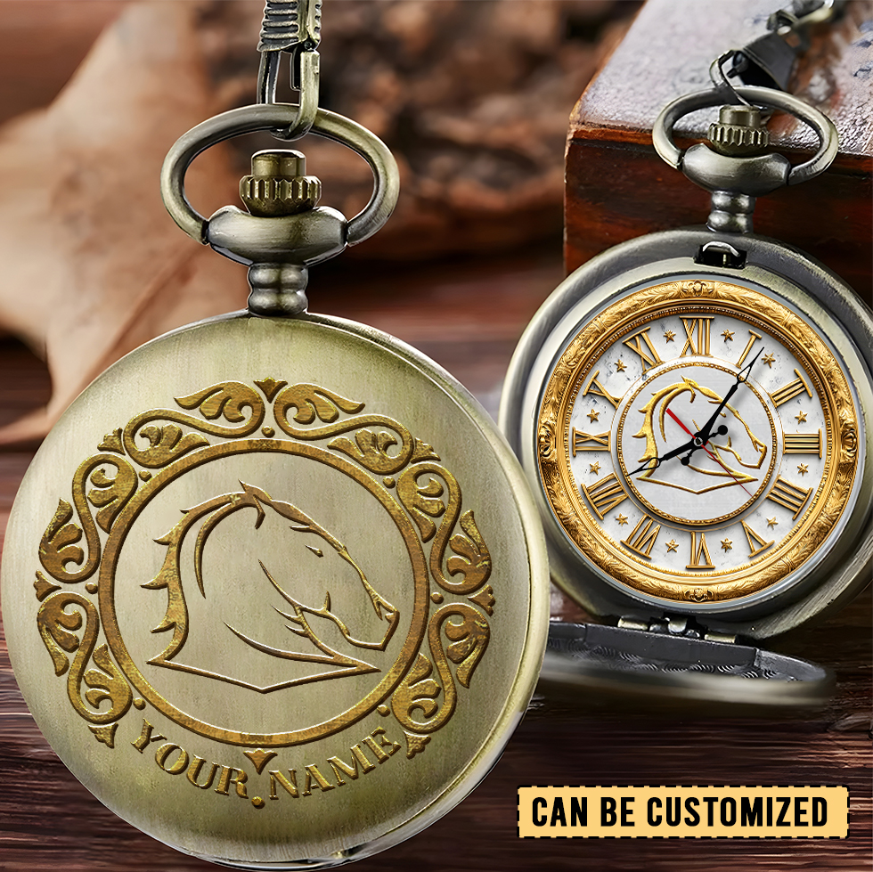 Auspiritmerch Brisbane Broncos Personalized Pocket Watch Gift For Fans
