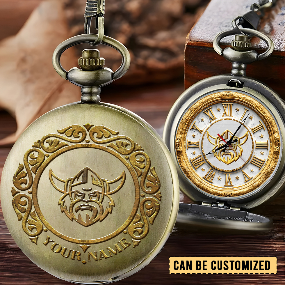 Auspiritmerch Canberra Raiders Personalized Pocket Watch Gift For Fans
