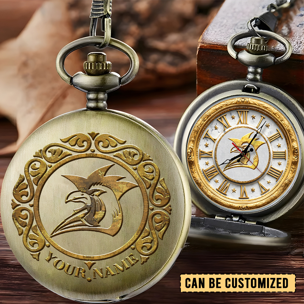 Auspiritmerch Sydney Roosters Personalized Pocket Watch Gift For Fans