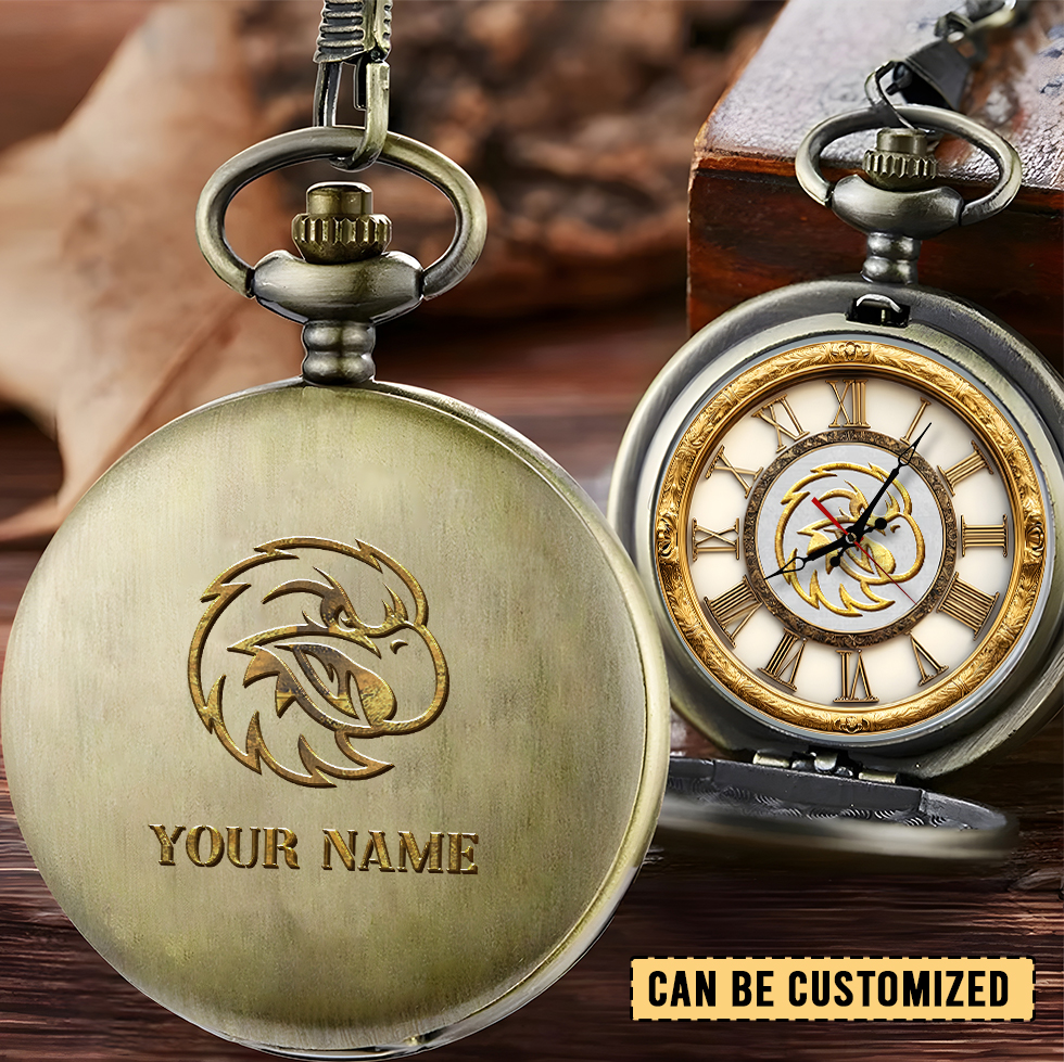 Auspiritmerch Manly Warringah Sea Eagles Personalized Pocket Watch Gift For Fans