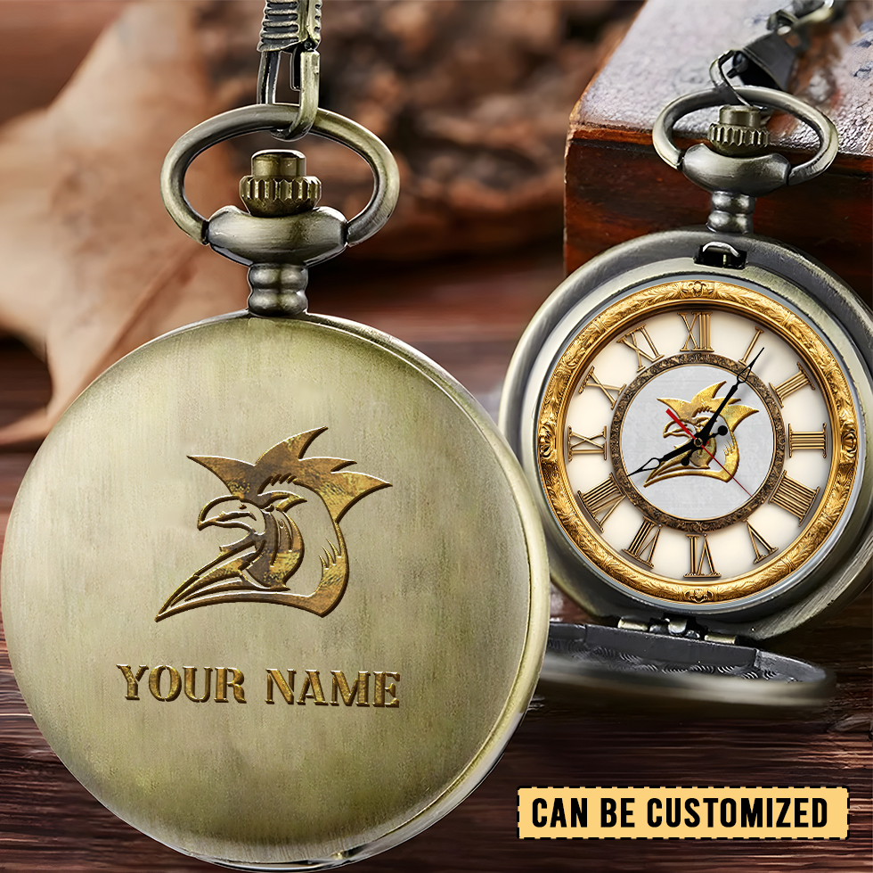 Auspiritmerch Sydney Roosters Personalized Pocket Watch Gift For Fans