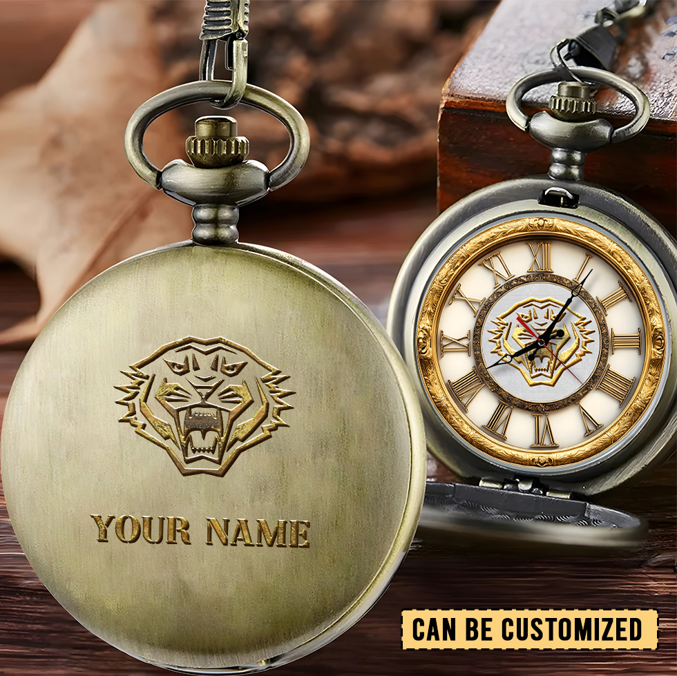 Auspiritmerch Wests Tigers Personalized Pocket Watch Gift For Fans
