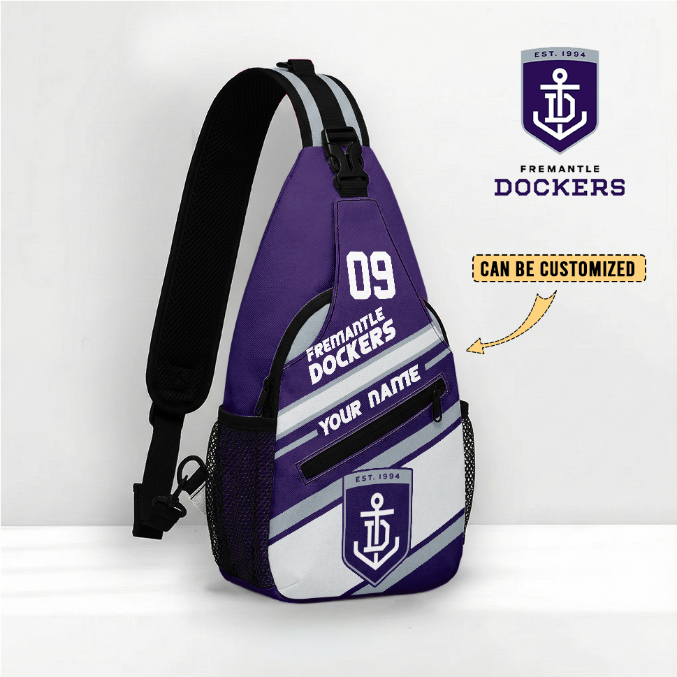 Auspiritmerch Fremantle Dockers Personalized Sling Bags Gift For Fans