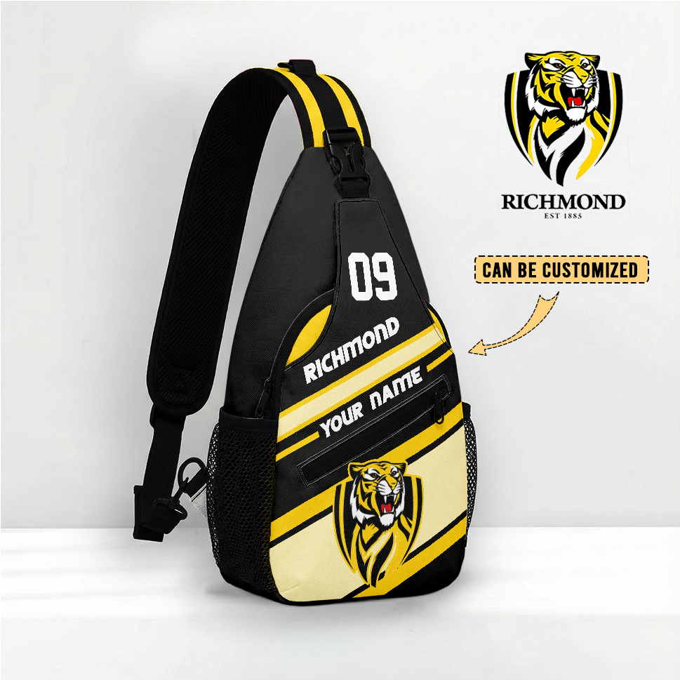 Auspiritmerch Richmond Tigers Personalized Sling Bags Gift For Fans