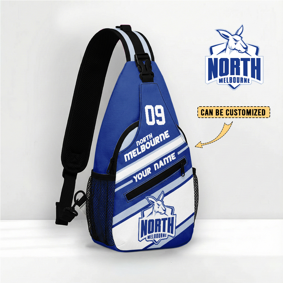 Auspiritmerch North Melbourne Personalized Sling Bags Gift For Fans