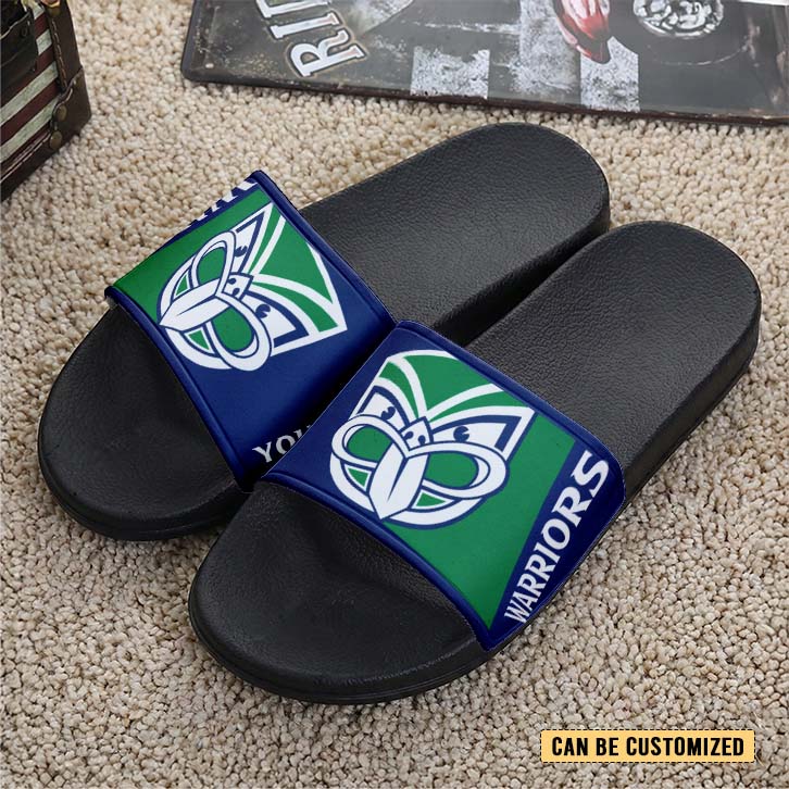 Auspiritmerch New Zealand Warriors Personalized Sports Slippers Gift For Fans
