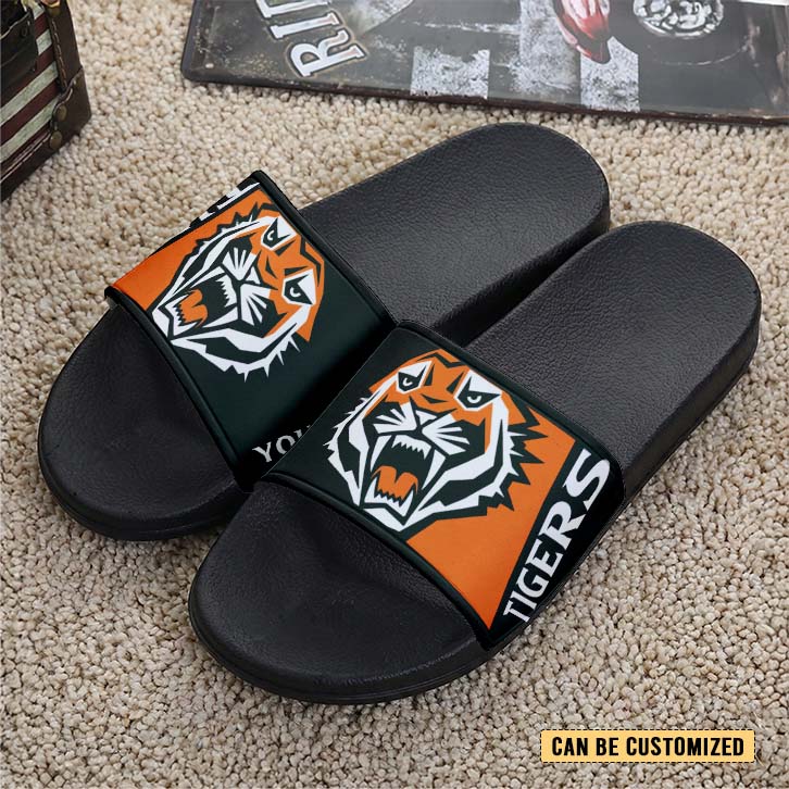 Auspiritmerch Wests Tigers Personalized Sports Slippers Gift For Fans