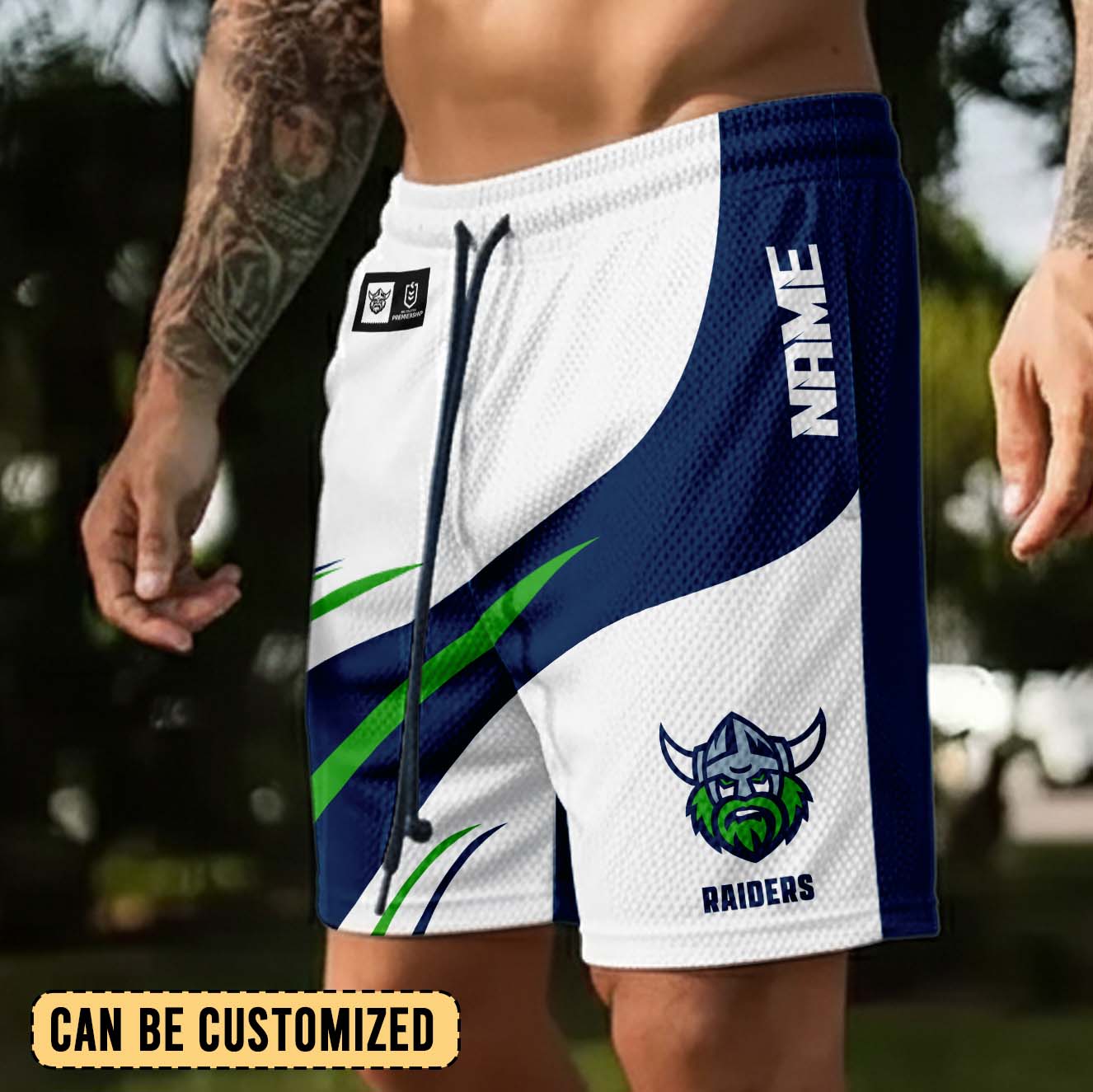 Auspiritmerch Canberra Raiders Personalized Short Pants Gift For Fans