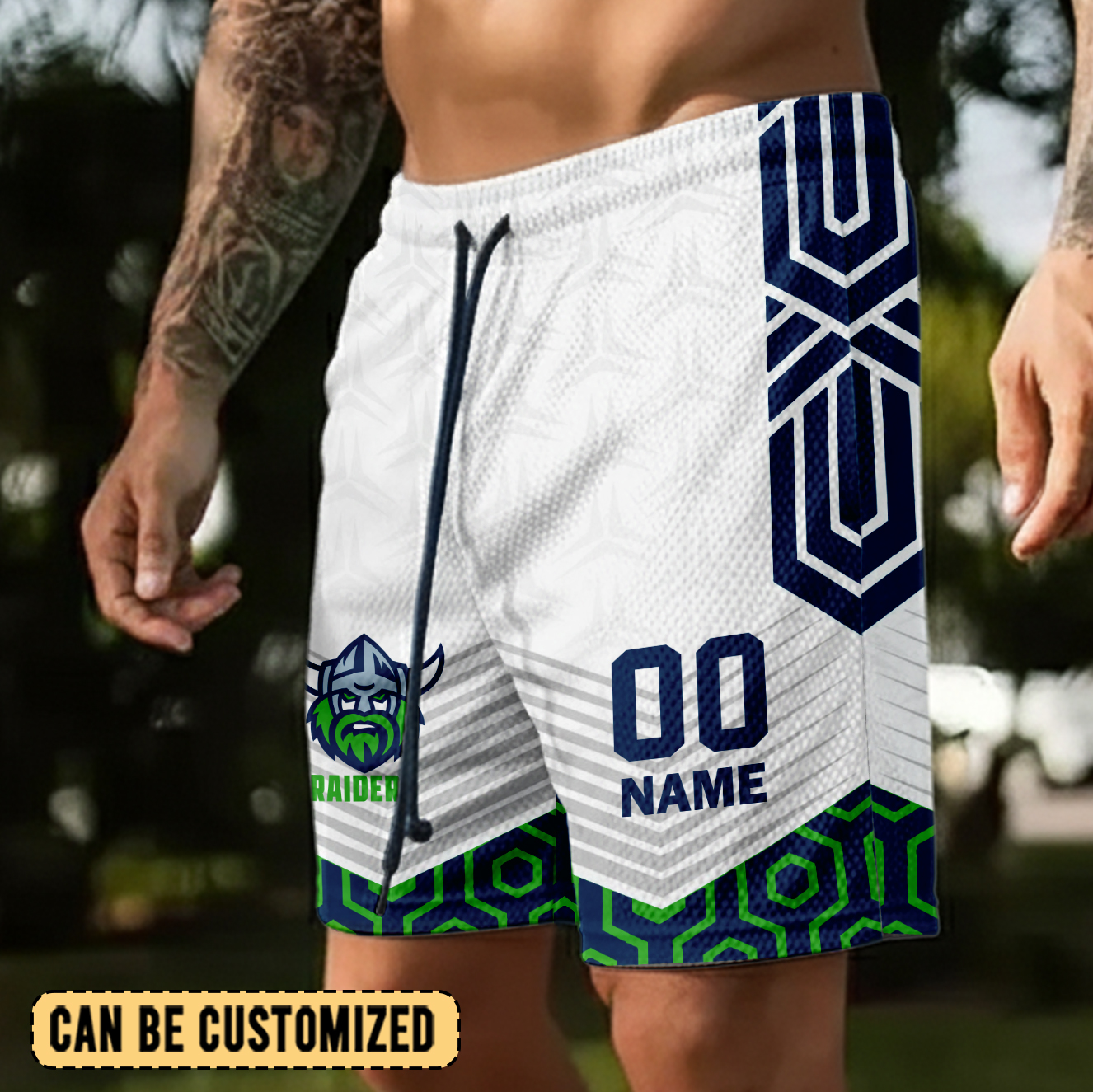 Auspiritmerch Canberra Raiders Personalized Short Pants Gift For Fans