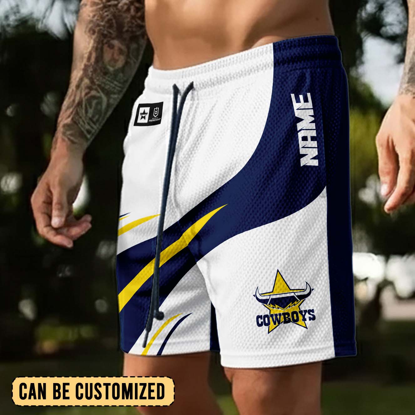 Auspiritmerch North Queensland Cowboys Personalized Short Pants Gift For Fans