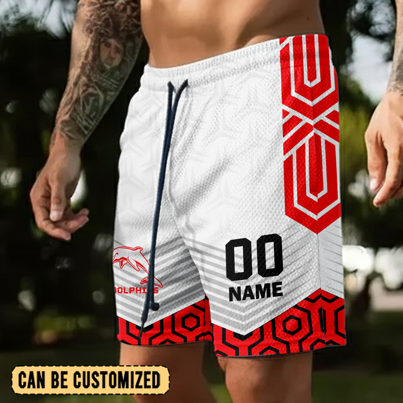 Auspiritmerch Dolphins Personalized Short Pants Gift For Fans