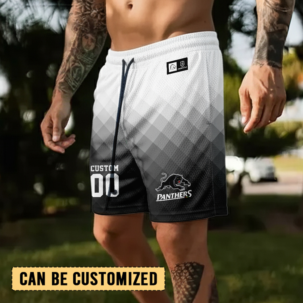 Auspiritmerch Penrith Panthers Personalized Short Pants Gift For Fans