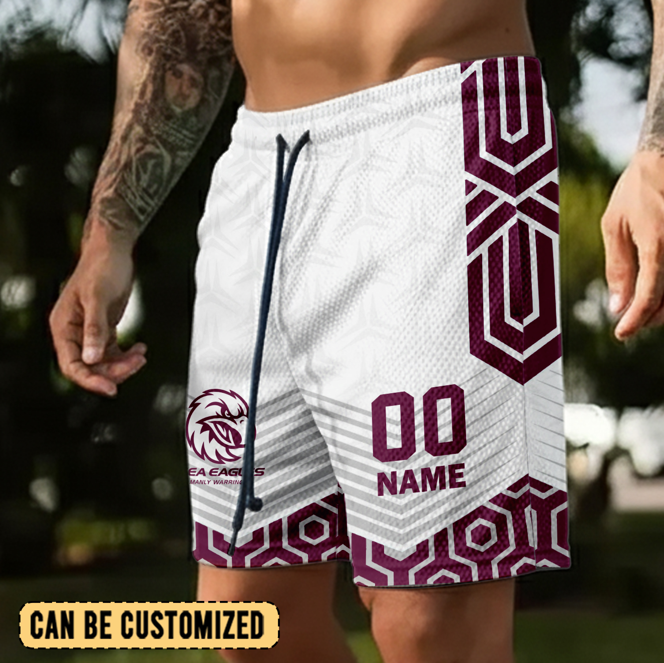 Auspiritmerch Manly Warringah Sea Eagles Personalized Short Pants Gift For Fans
