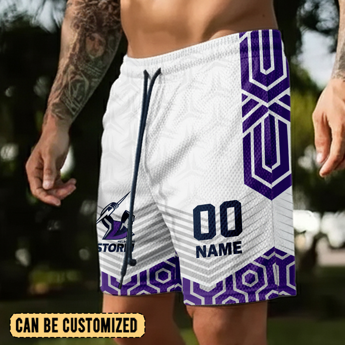 Auspiritmerch Melbourne Storm Personalized Short Pants Gift For Fans