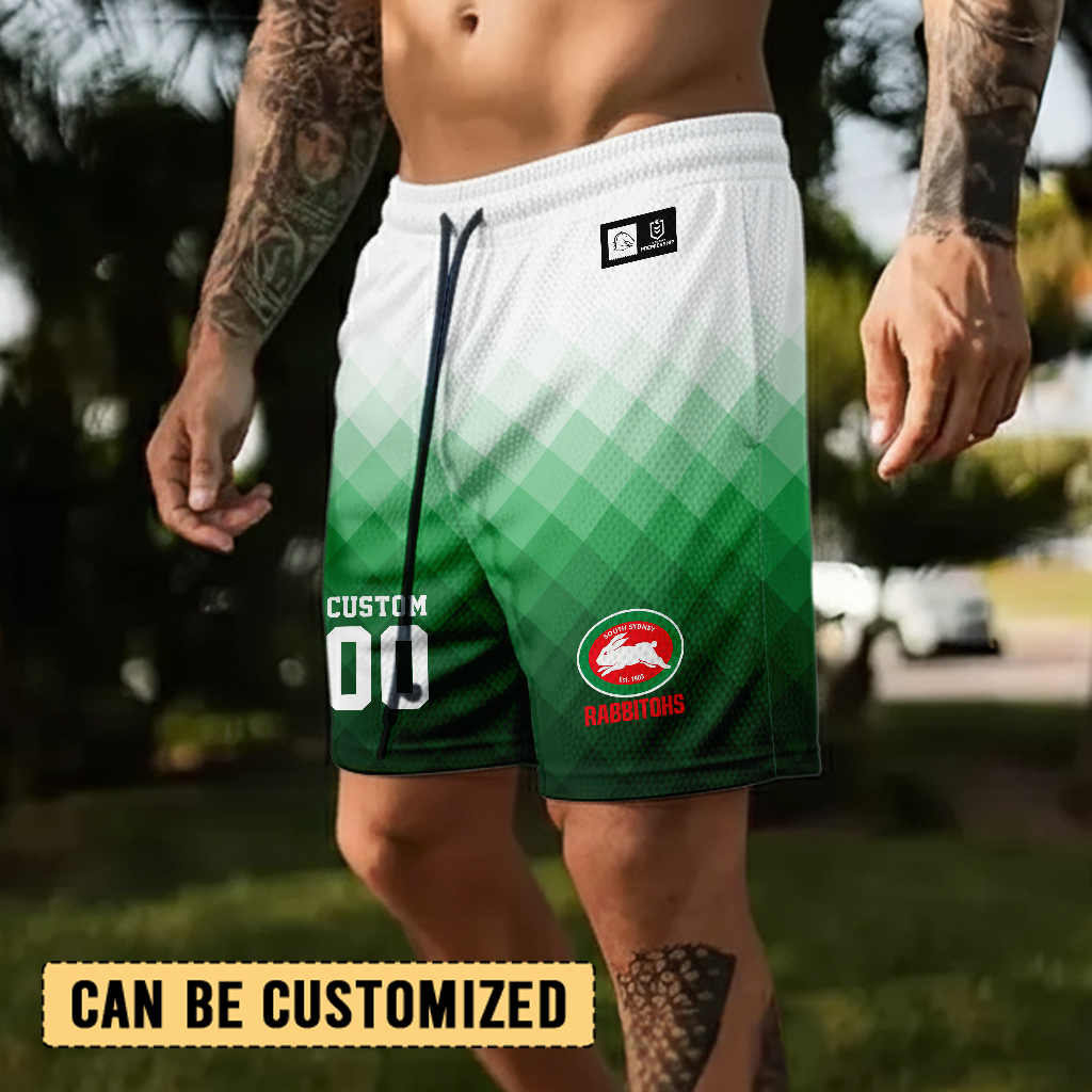 Auspiritmerch South Sydney Rabbitohs Personalized Short Pants Gift For Fans