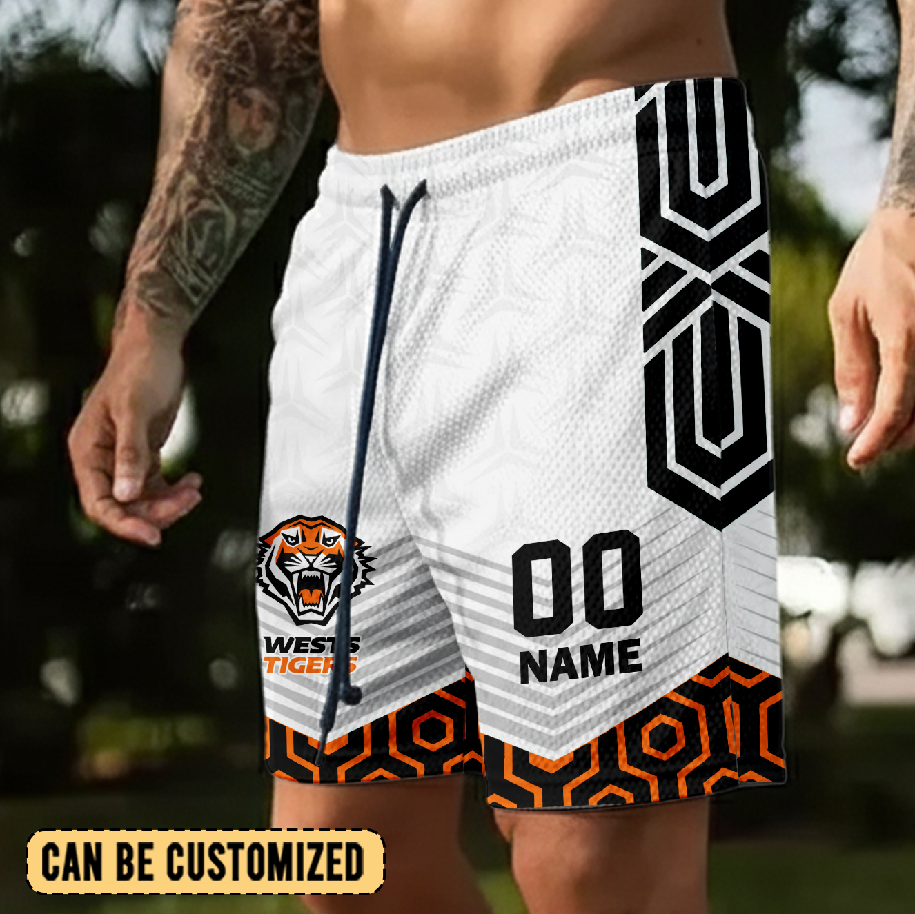 Auspiritmerch Wests Tigers Personalized Short Pants Gift For Fans
