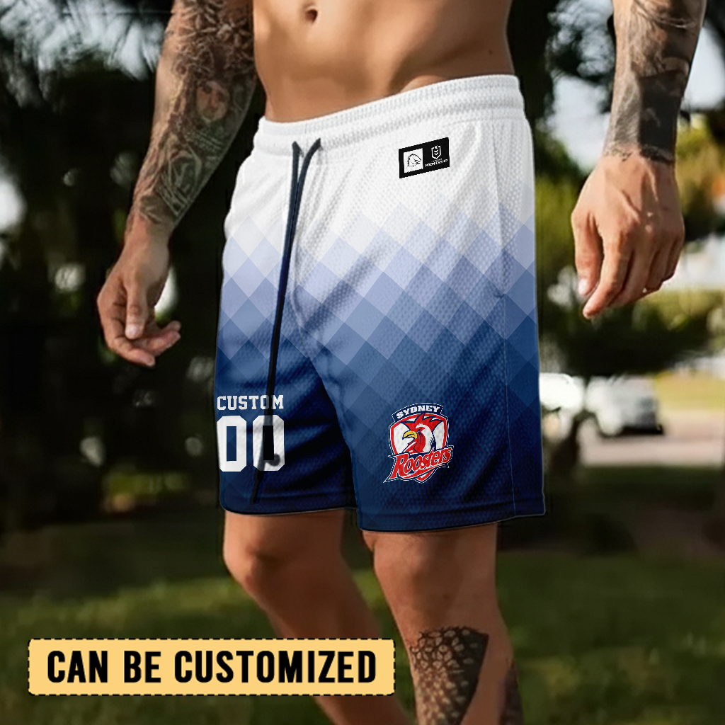 Auspiritmerch Sydney Roosters Personalized Short Pants Gift For Fans