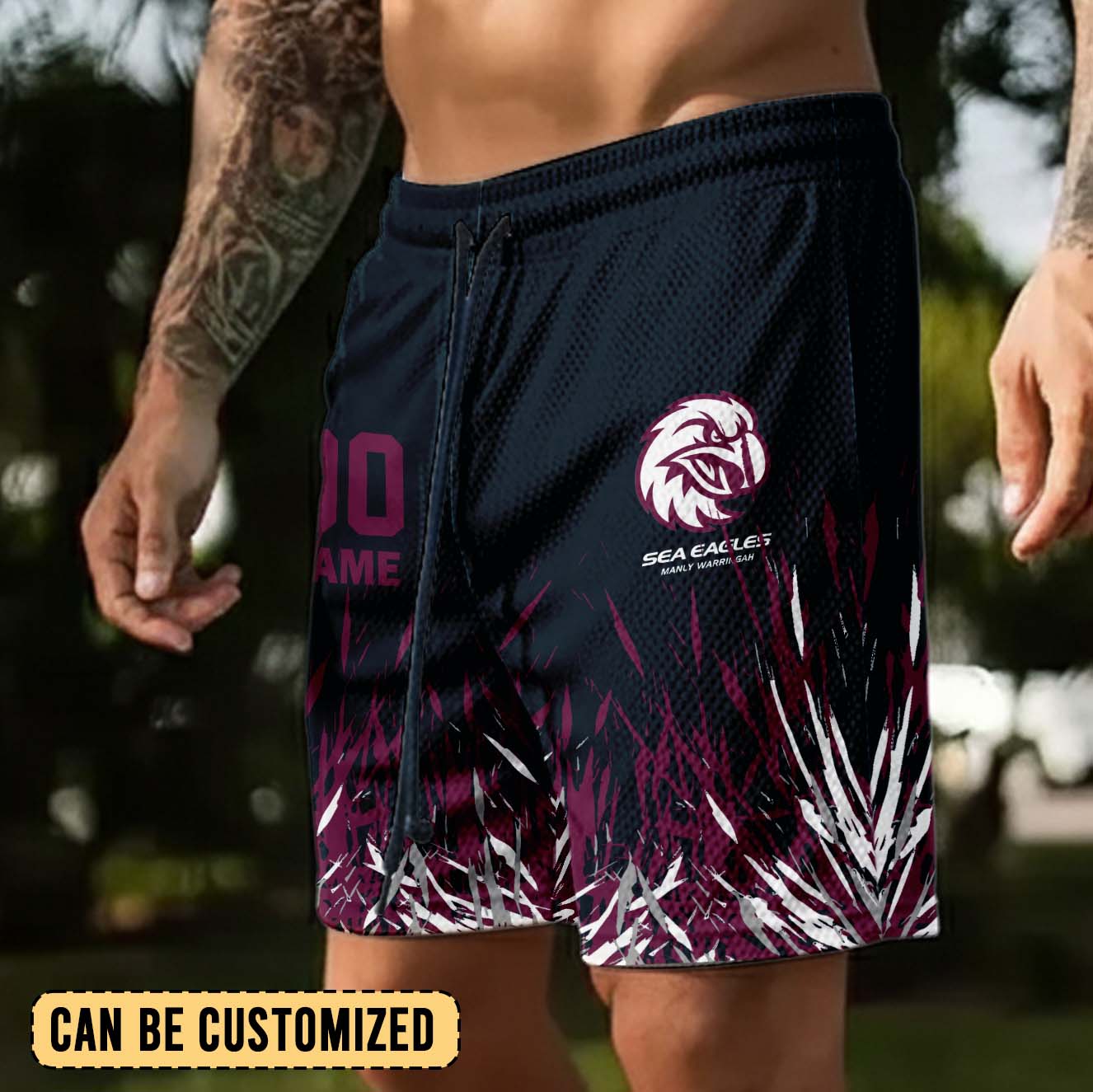 Auspiritmerch Manly Warringah Sea Eagles Personalized Short Pants Gift For Fans
