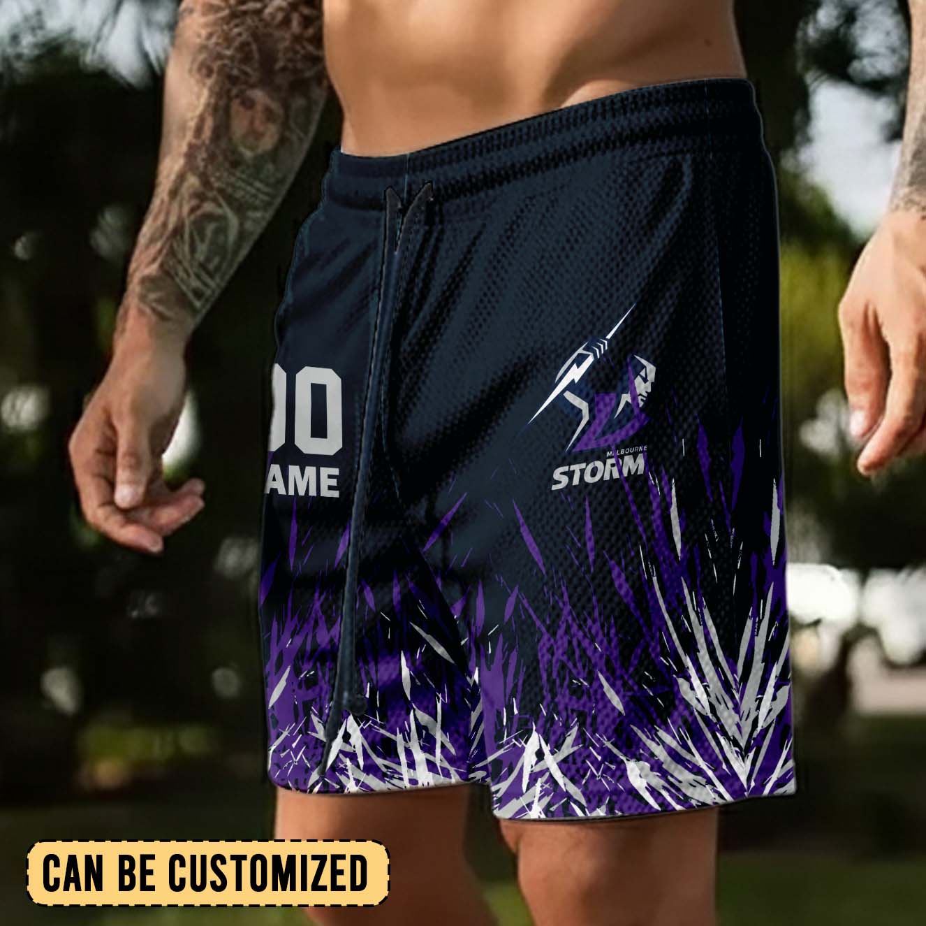 Auspiritmerch Melbourne Storm Personalized Short Pants Gift For Fans