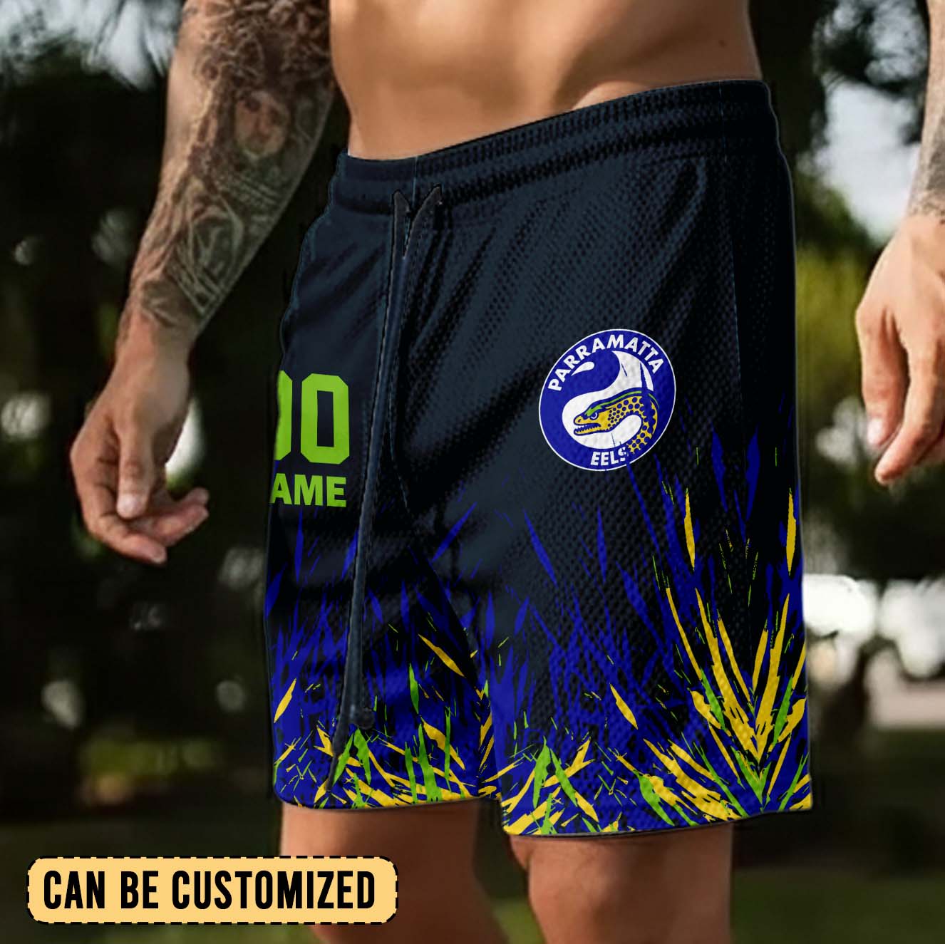 Auspiritmerch Parramatta Eels Personalized Short Pants Gift For Fans