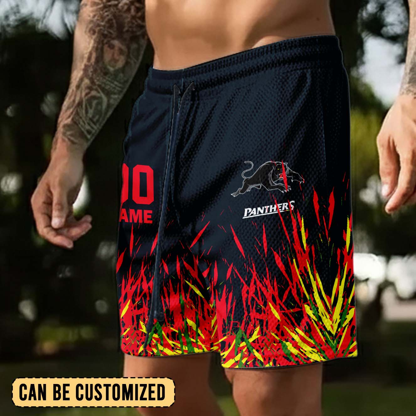 Auspiritmerch Penrith Panthers Personalized Short Pants Gift For Fans