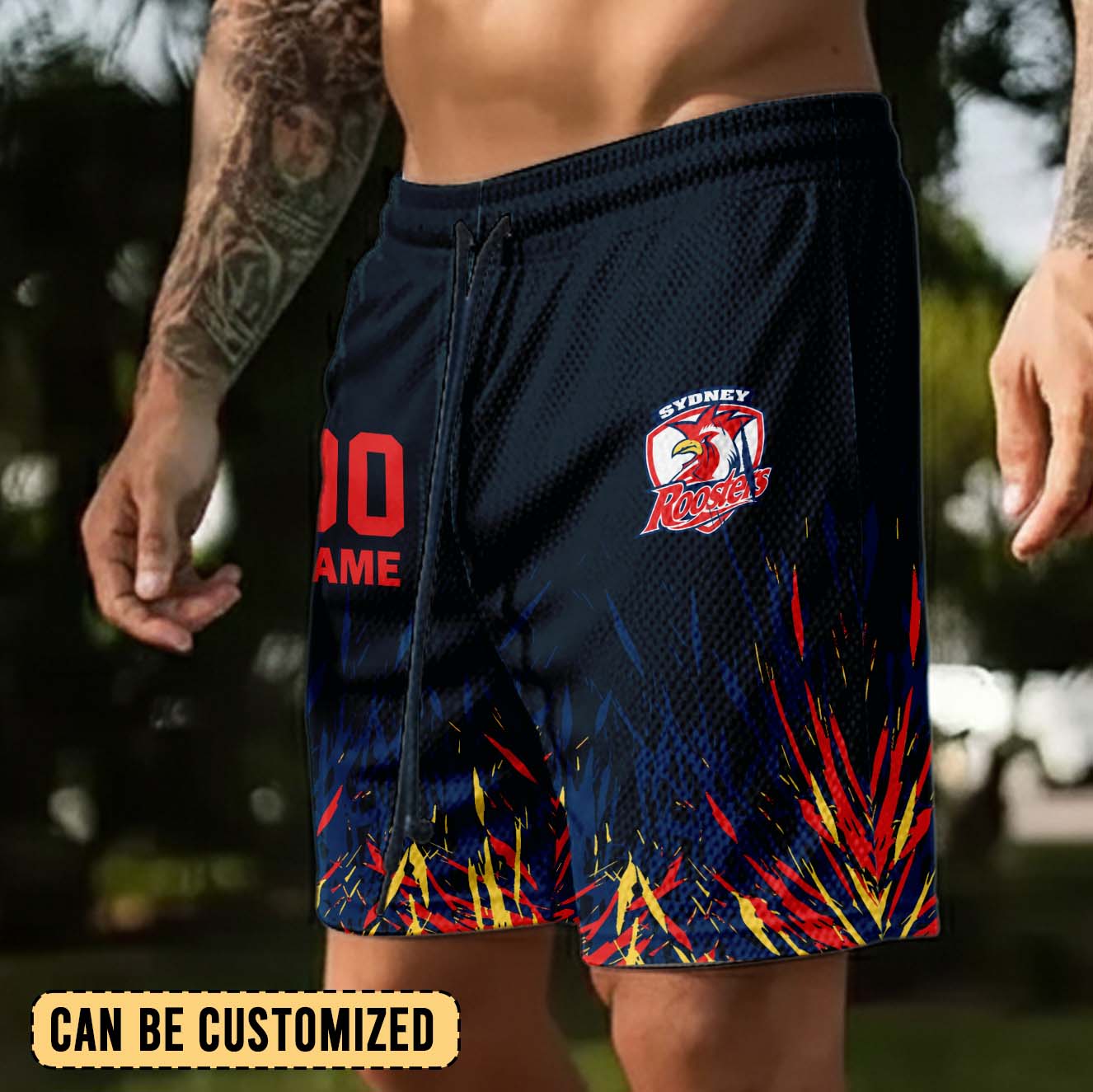 Auspiritmerch Sydney Roosters Personalized Short Pants Gift For Fans