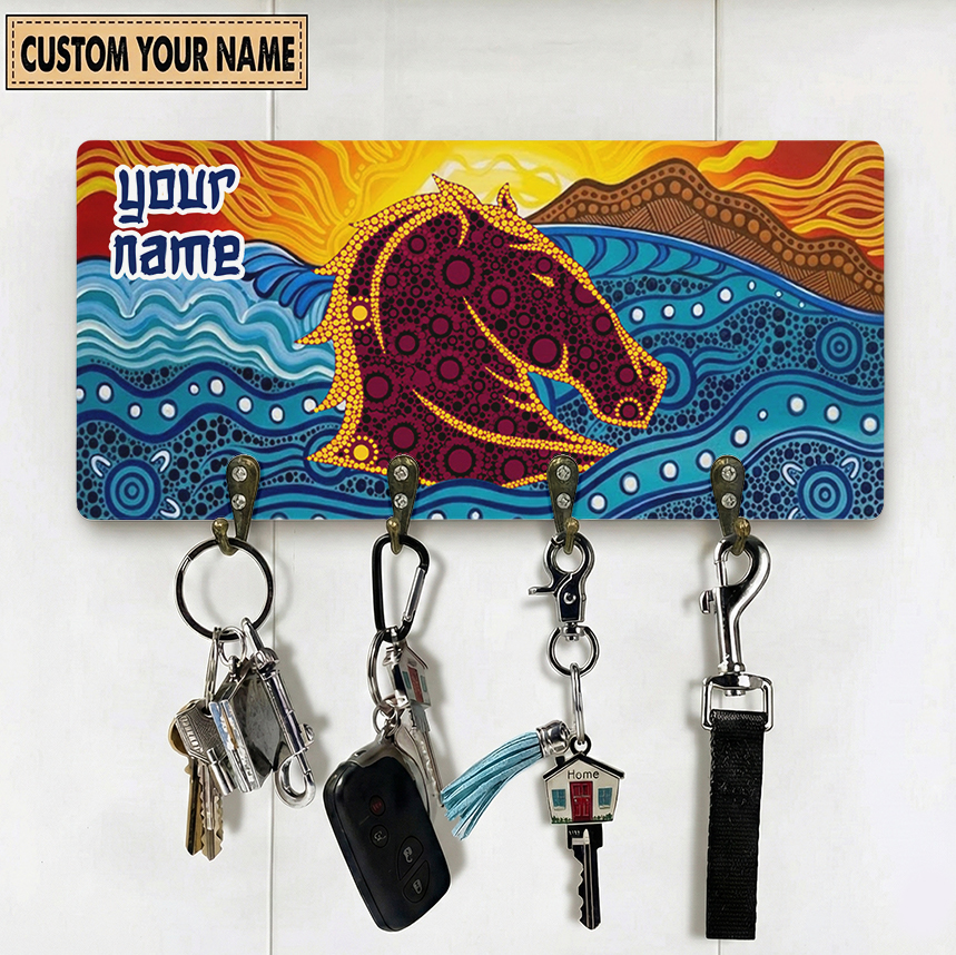 Auspiritmerch Brisbane Broncos Personalized Key Holder Gifts For Fans